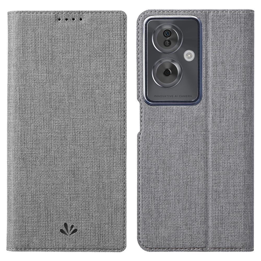 VILI DMX-serien för Oppo A79 5G / A2 5G-skal med korthållare i läder, magnetisk stängning, mobilskal