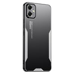 For Samsung Galaxy A05 4G Anti-Scratch Case Aluminum Alloy+TPU+PC Hybrid Phone Cover