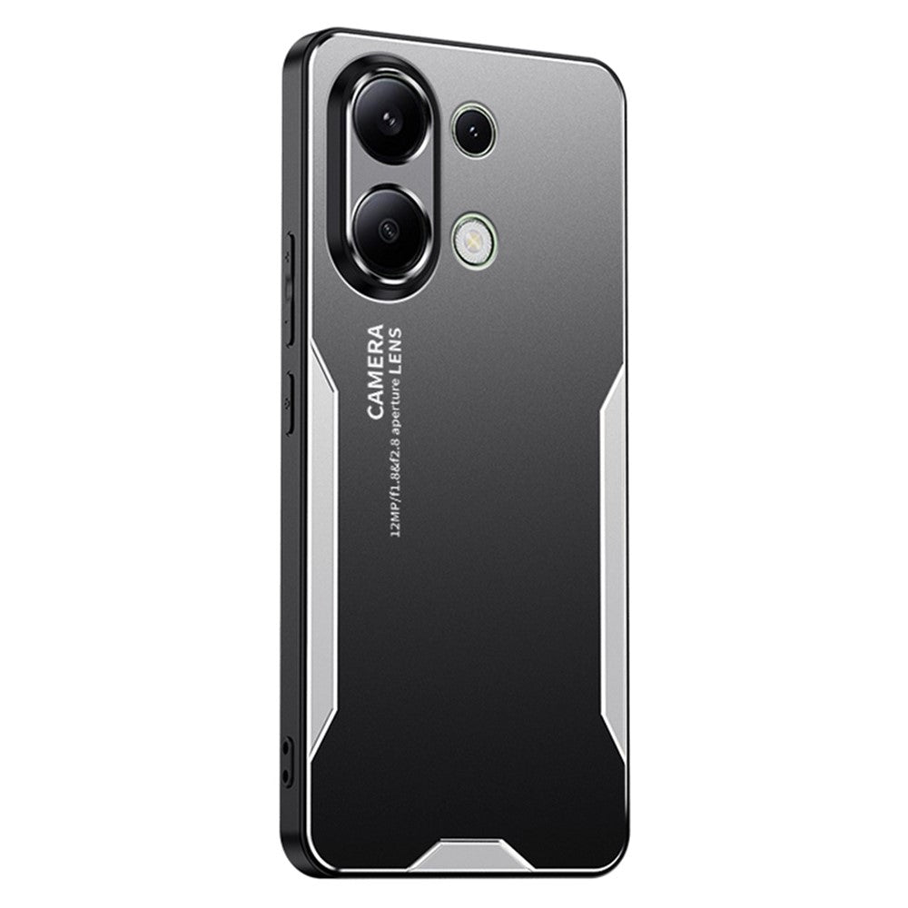 For Xiaomi Redmi Note 13 4G Drop Protection Phone Case Slim-Fit Aluminum Alloy+TPU+PC Shell