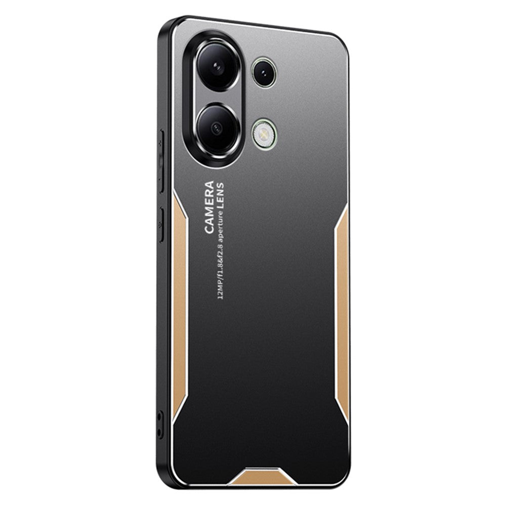 For Xiaomi Redmi Note 13 4G Drop Protection Phone Case Slim-Fit Aluminum Alloy+TPU+PC Shell