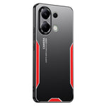 For Xiaomi Redmi Note 13 4G Drop Protection Phone Case Slim-Fit Aluminum Alloy+TPU+PC Shell
