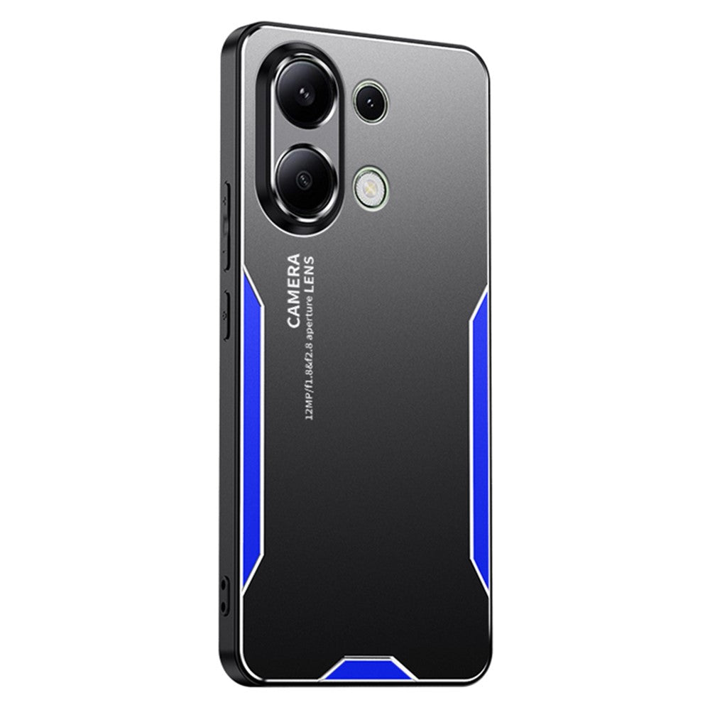 For Xiaomi Redmi Note 13 4G Drop Protection Phone Case Slim-Fit Aluminum Alloy+TPU+PC Shell
