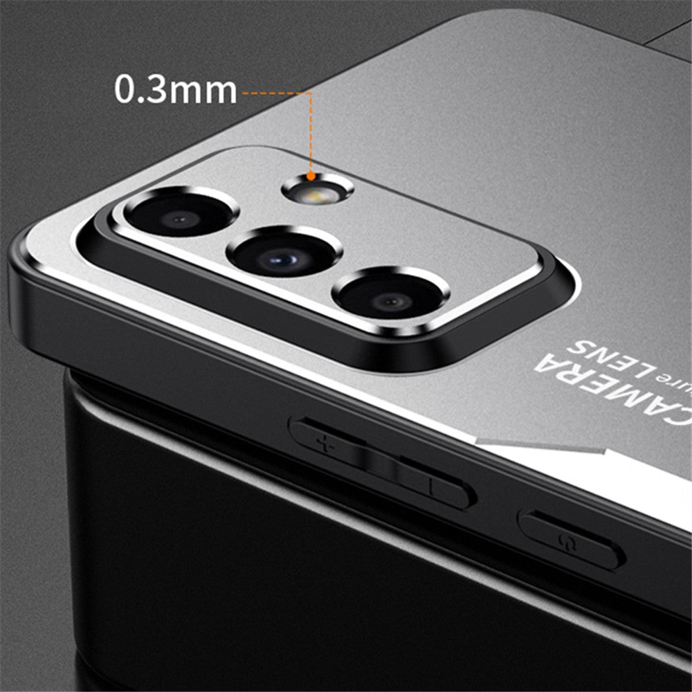 For Samsung Galaxy A35 5G Shockproof Case Aluminum Alloy+TPU+PC Hybrid Phone Cover