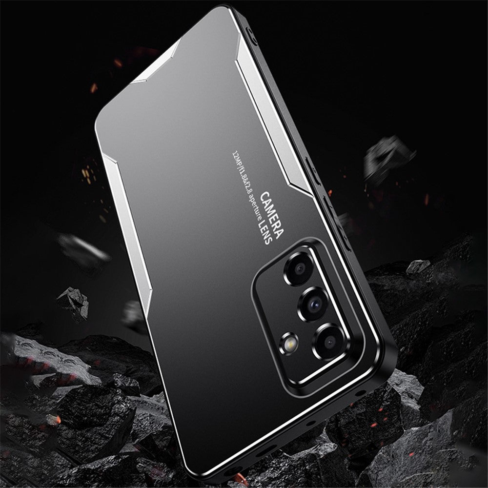 For Samsung Galaxy A35 5G Shockproof Case Aluminum Alloy+TPU+PC Hybrid Phone Cover