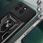 Til Honor X8b 4G Cover PC+TPU Kamera Beskyttelse Telefon Cover Indbygget Støtteben