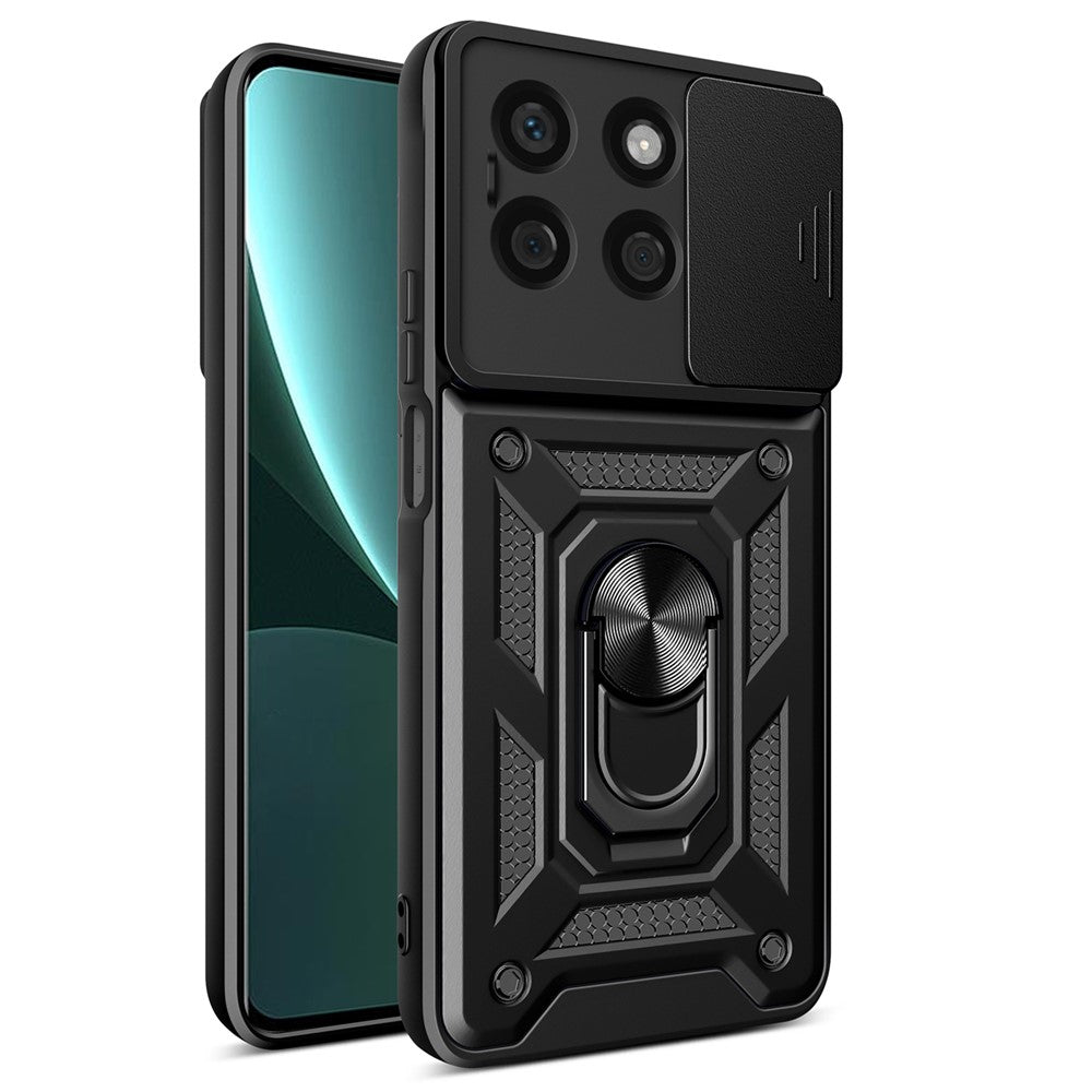 Til Honor X8b 4G Cover PC+TPU Kamera Beskyttelse Telefon Cover Indbygget Støtteben
