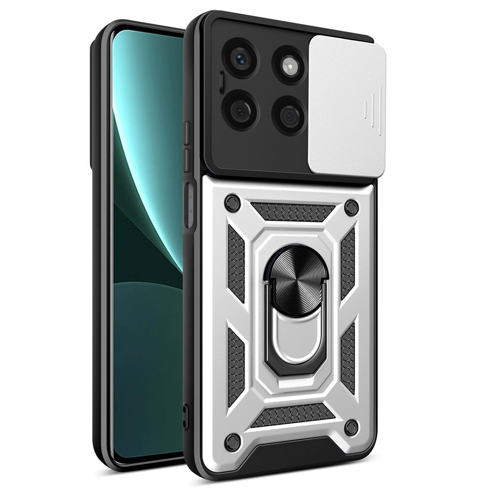 Til Honor X8b 4G Cover PC+TPU Kamera Beskyttelse Telefon Cover Indbygget Støtteben