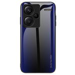 Hærdet glas + TPU-beskyttelsescover til Xiaomi Redmi Note 13 Pro+ 5G med kulfiberstruktur