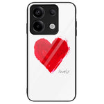 Phone Case for Xiaomi Redmi Note 13 Pro 5G / Poco X6 5G Cover Pattern Printing Tempered Glass+PC+TPU Shell