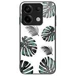 Phone Case for Xiaomi Redmi Note 13 Pro 5G / Poco X6 5G Cover Pattern Printing Tempered Glass+PC+TPU Shell