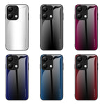 For Xiaomi Redmi Note 13 Pro 4G / Poco M6 Pro 4G Shockproof Case Tempered Glass+TPU Phone Cover