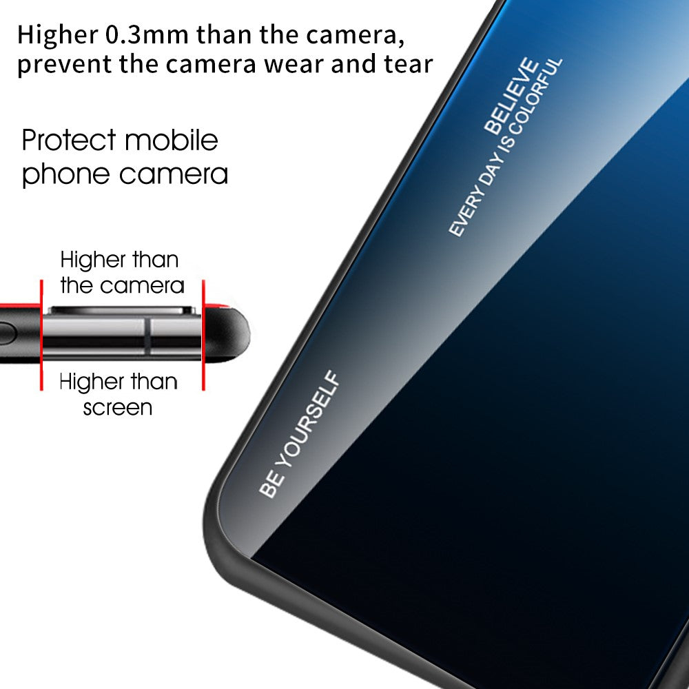 For Xiaomi Redmi Note 13 5G Tempered Glass Back Cover Anti-Scratch Phone Case