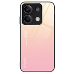 For Xiaomi Redmi Note 13 5G Tempered Glass Back Cover Anti-Scratch Phone Case