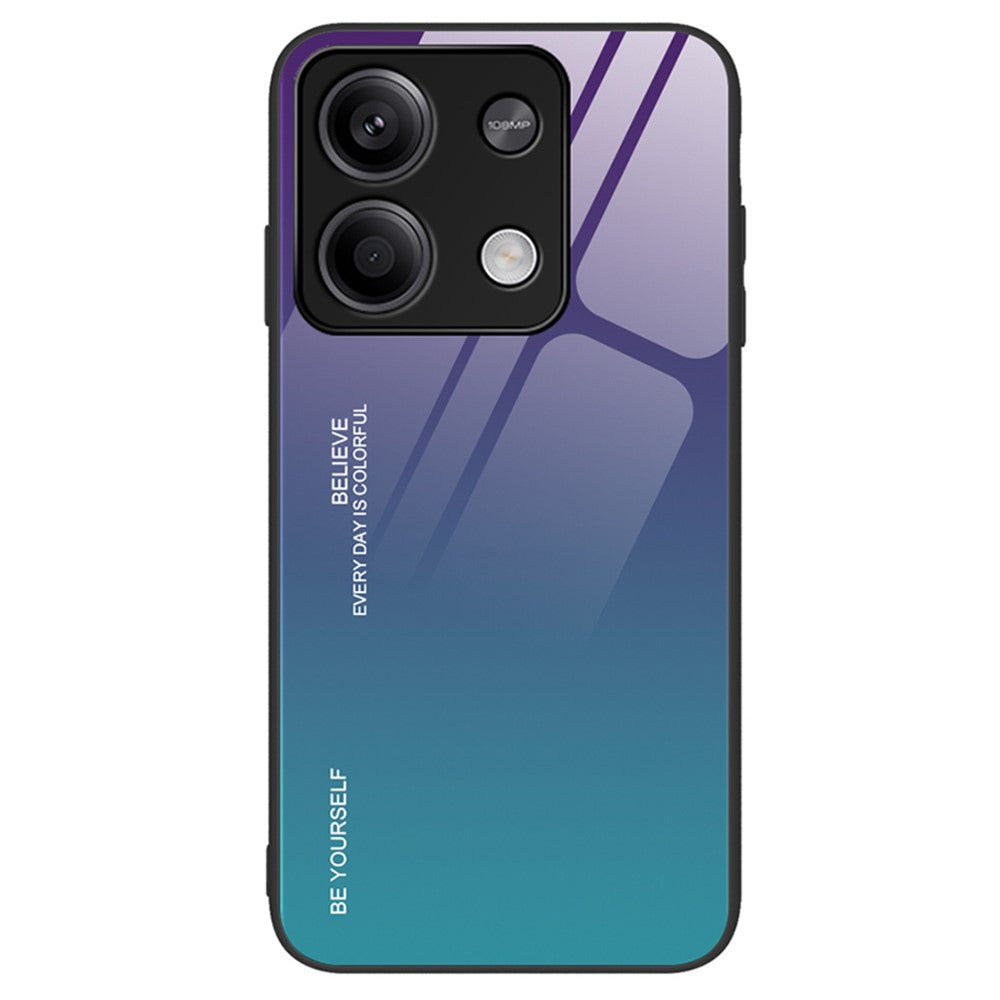 Xiaomi Redmi Note 13 5G Härdat Glas Bakstycke Reptåligt mobilskal
