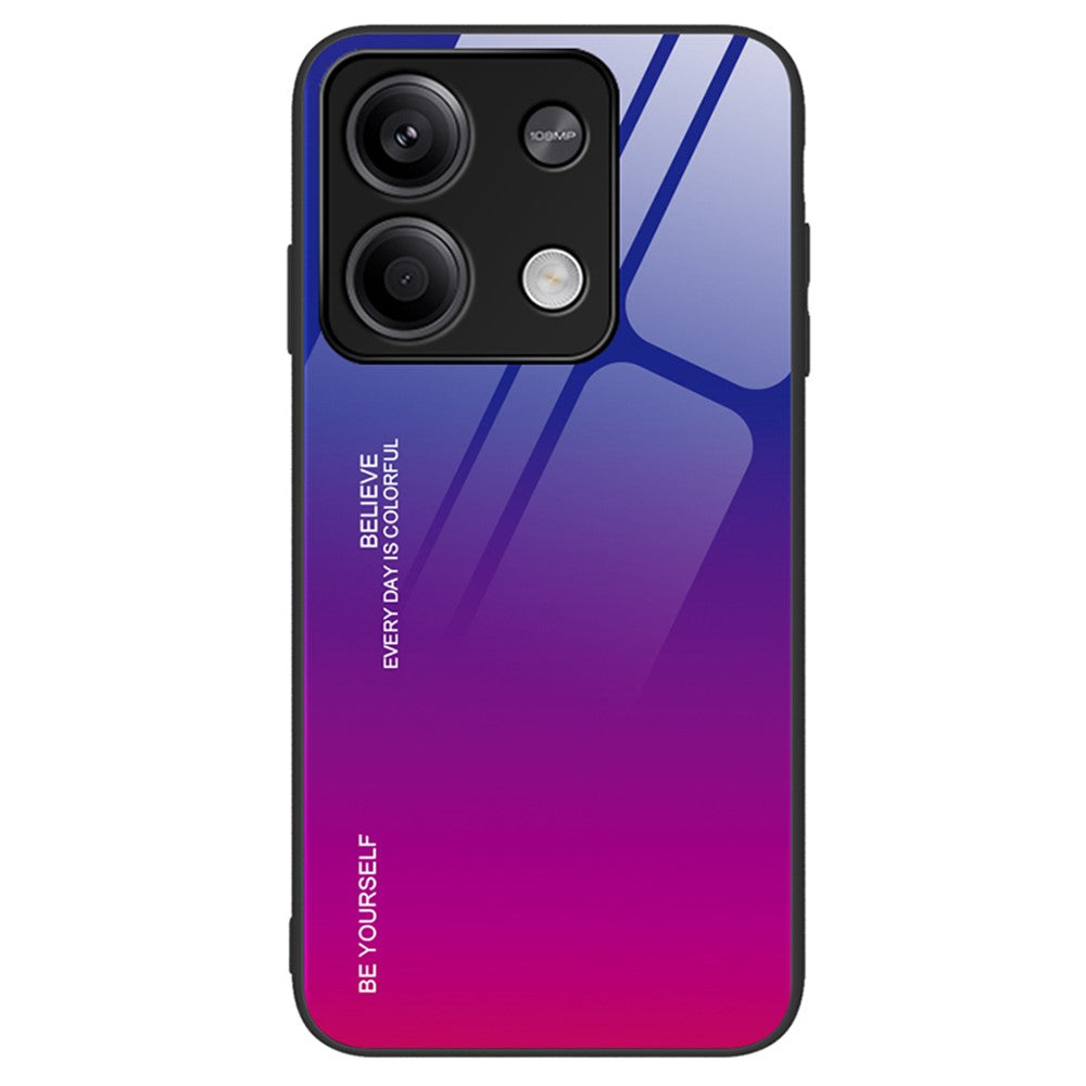 Xiaomi Redmi Note 13 5G Härdat Glas Bakstycke Reptåligt mobilskal