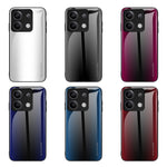 For Xiaomi Redmi Note 13 5G Case Tempered Glass Back Soft TPU Frame Phone Cover