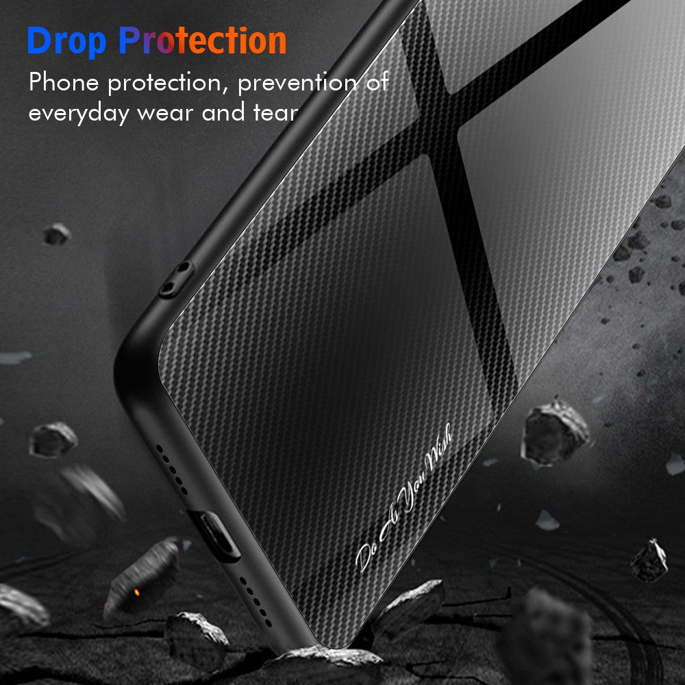 For Xiaomi Redmi Note 13 4G Case Tempered Glass+TPU Drop-proof Phone Cover
