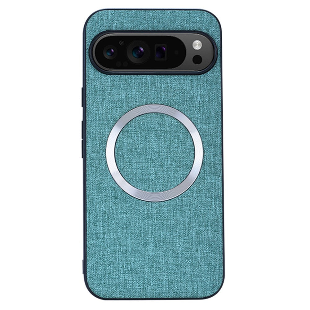 For Google Pixel 9 Pro XL Case TPU+Cloth Fall Protection Phone Cover Powerful Magnetic