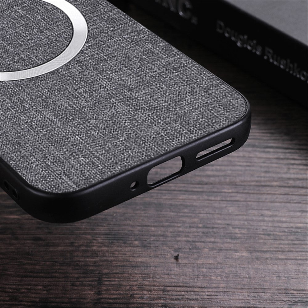 For Google Pixel 9 Pro XL Case TPU+Cloth Fall Protection Phone Cover Powerful Magnetic