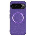 For Google Pixel 9 Pro XL Case TPU+Cloth Fall Protection Phone Cover Powerful Magnetic
