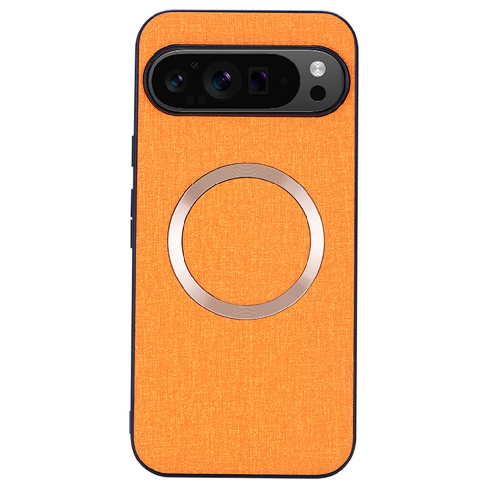 For Google Pixel 9 Pro XL Case TPU+Cloth Fall Protection Phone Cover Powerful Magnetic