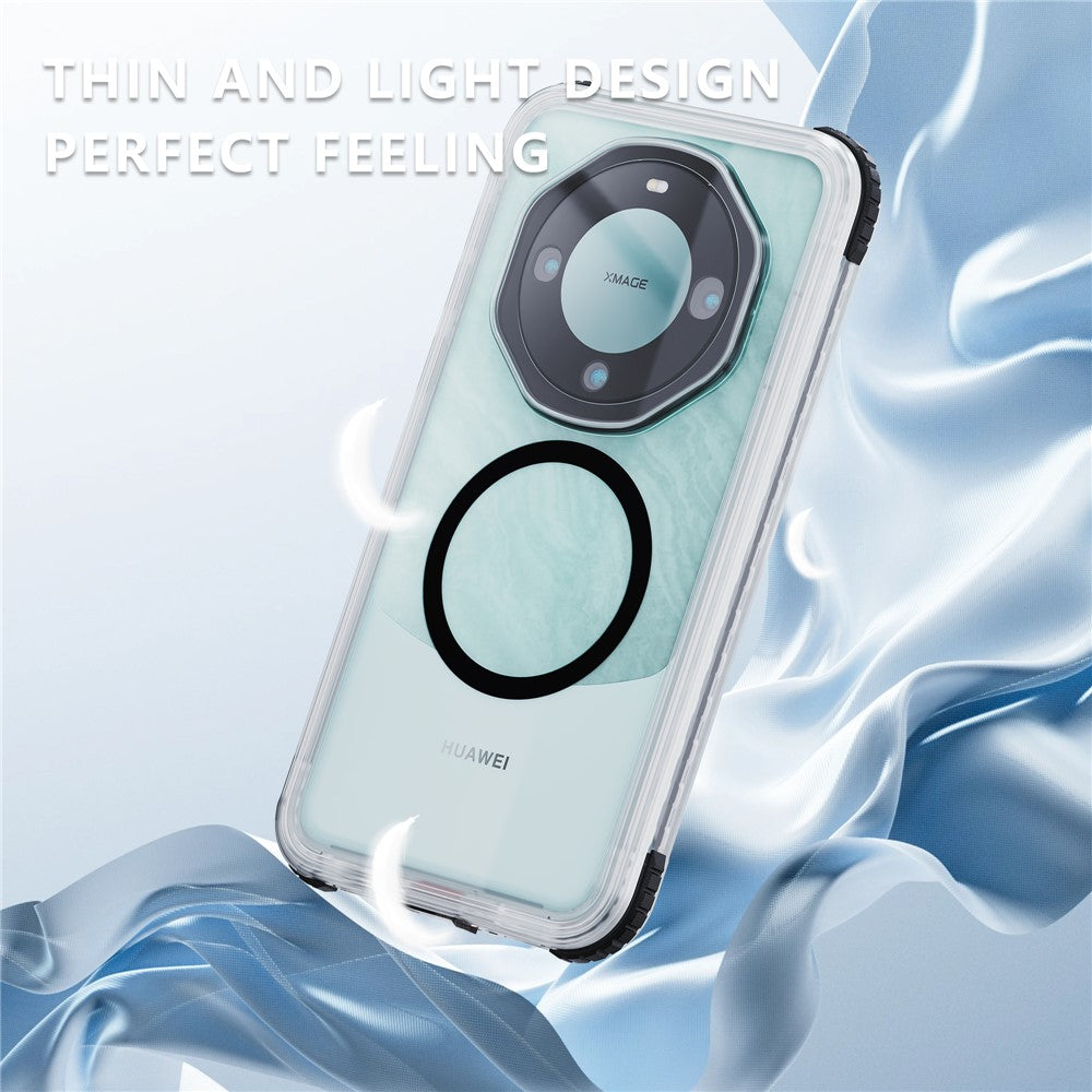 REDPEPPER CC Series For Huawei Mate 60 Pro Magnetic Clear Phone Cover IP68 Waterproof Case