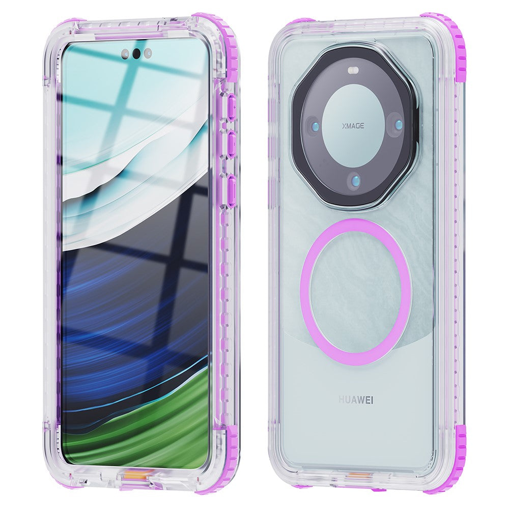 REDPEPPER CC Series For Huawei Mate 60 Pro Magnetic Clear Phone Cover IP68 Waterproof Case