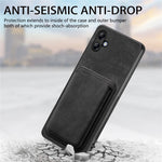 Til Samsung Galaxy A05 4G Etui Magnetisk Etui Læder Bagcover med Aftagelig Kortholder