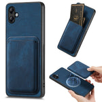Til Samsung Galaxy A05 4G Etui Magnetisk Etui Læder Bagcover med Aftagelig Kortholder
