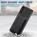 For Samsung Galaxy A05s 4G Magnetic Case Leather Back Cover with Detachable Card Holder