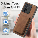 Xiaomi 13T / 13T Pro / Redmi K60 Ultra Magnetiskt Läderfodral med Avtagbart Korthållare