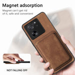 Xiaomi 13T / 13T Pro / Redmi K60 Ultra Magnetiskt Läderfodral med Avtagbart Korthållare