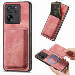 Xiaomi 13T / 13T Pro / Redmi K60 Ultra Magnetiskt Läderfodral med Avtagbart Korthållare