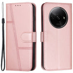 For Xiaomi Redmi A3 4G / Poco C61 4G Case Calf Texture Leather Wallet Phone Cover with Folio Stand