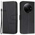 For Xiaomi Redmi A3 4G / Poco C61 4G Case Calf Texture Leather Wallet Phone Cover with Folio Stand