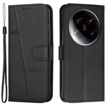 For Xiaomi 14 Ultra Case Viewing Stand Flip Leather Phone Cover with Strap