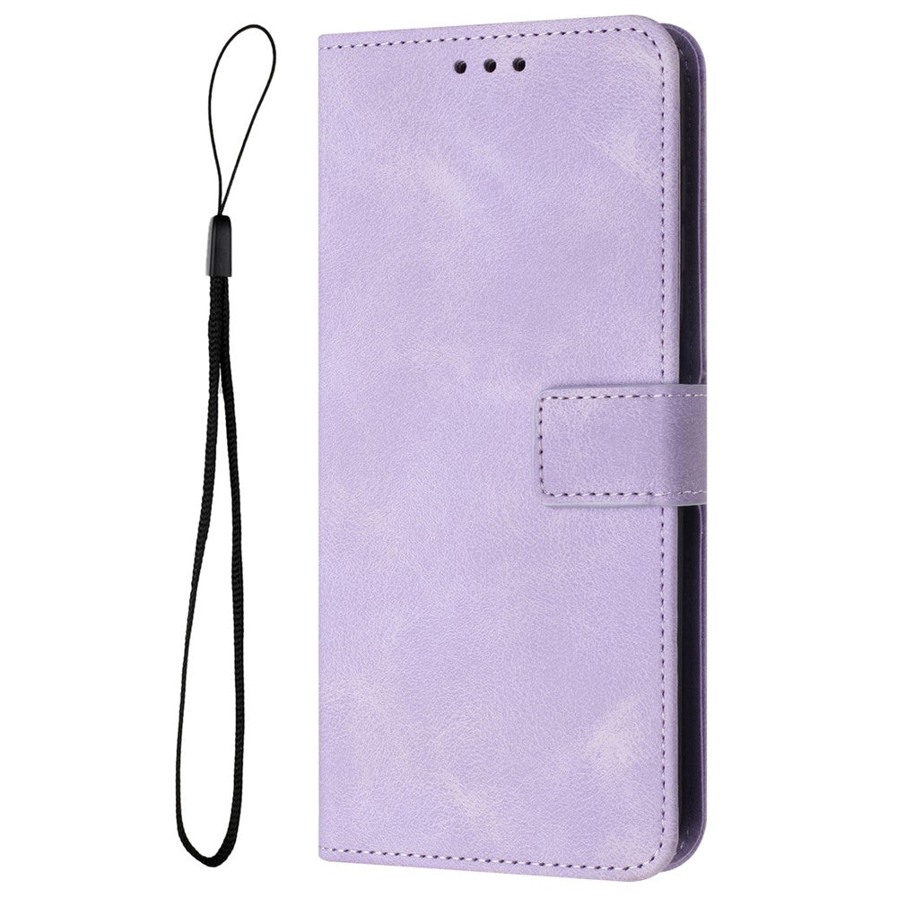 For Samsung Galaxy A24 4G (162.1 x 77.6 x 8.3mm) Case PU Leather Wallet Phone Cover Skin Touch Feeling