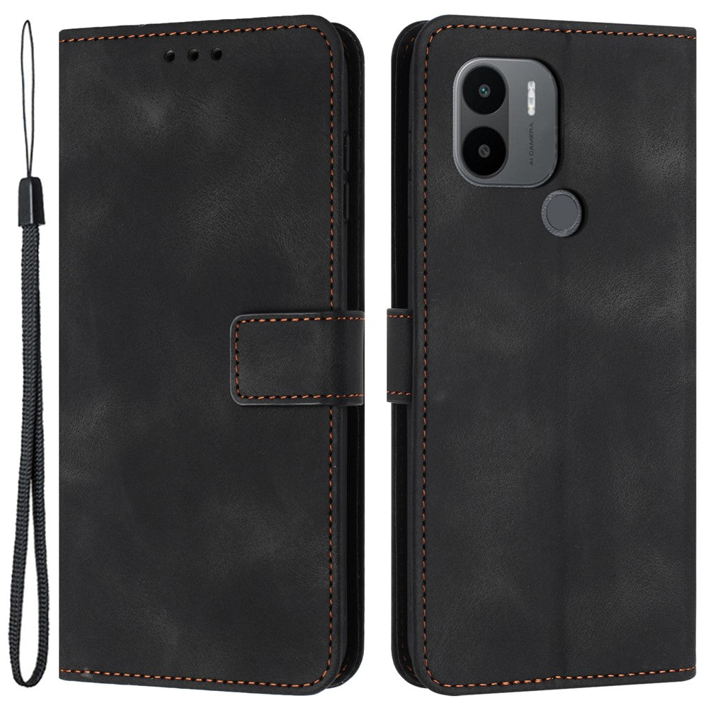 For Xiaomi Redmi A1+ 4G / A2+ 4G / Poco C50 4G Case Skin Feel Leather Wallet Phone Cover
