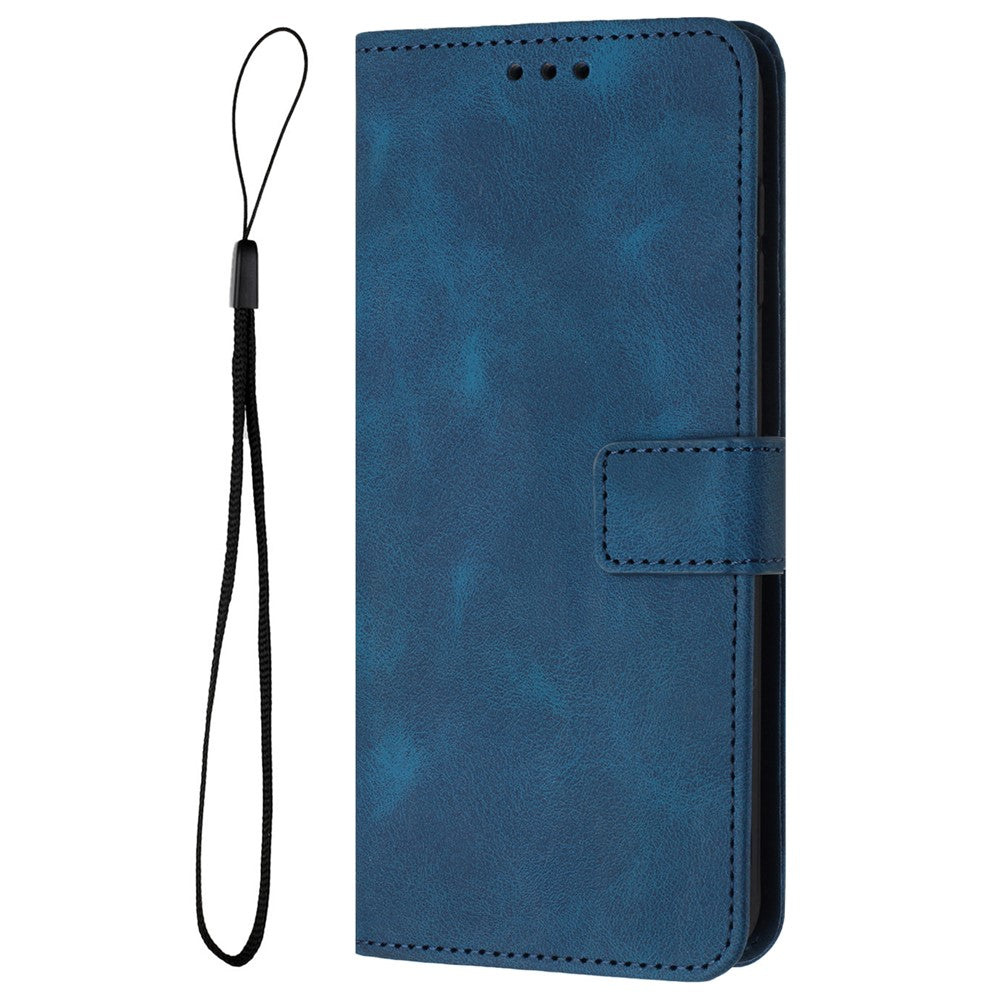 For Xiaomi Redmi A3 4G / Poco C61 4G Case Solid Color PU Leather Stand Magnetic Closure Phone Cover