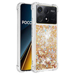 For Xiaomi Poco X6 Pro 5G / Redmi K70E 5G TPU Case Glitter Quicksand Shockproof Phone Back Cover