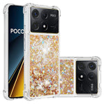 For Xiaomi Poco X6 Pro 5G / Redmi K70E 5G TPU Case Glitter Quicksand Shockproof Phone Back Cover