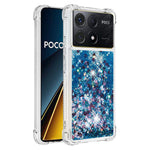 For Xiaomi Poco X6 Pro 5G / Redmi K70E 5G TPU Case Glitter Quicksand Shockproof Phone Back Cover