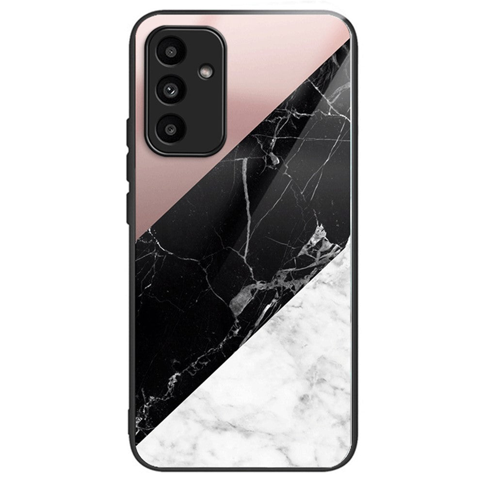 Samsung Galaxy A15 4G / 5G-skal Mönstertryck Härdat glas + TPU + PC Reptåligt mobilskal