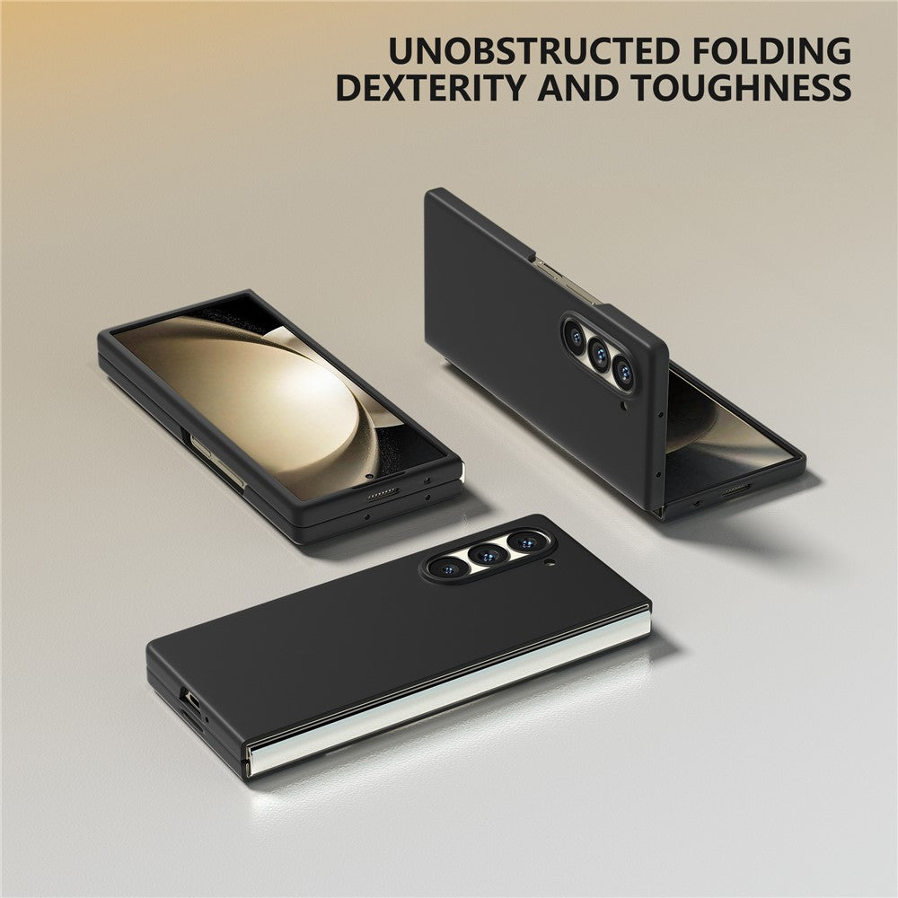 Til Samsung Galaxy Z Fold6 5G PC-etui Hudvenlig Anti-ridse Sammenklappelig Telefoncover