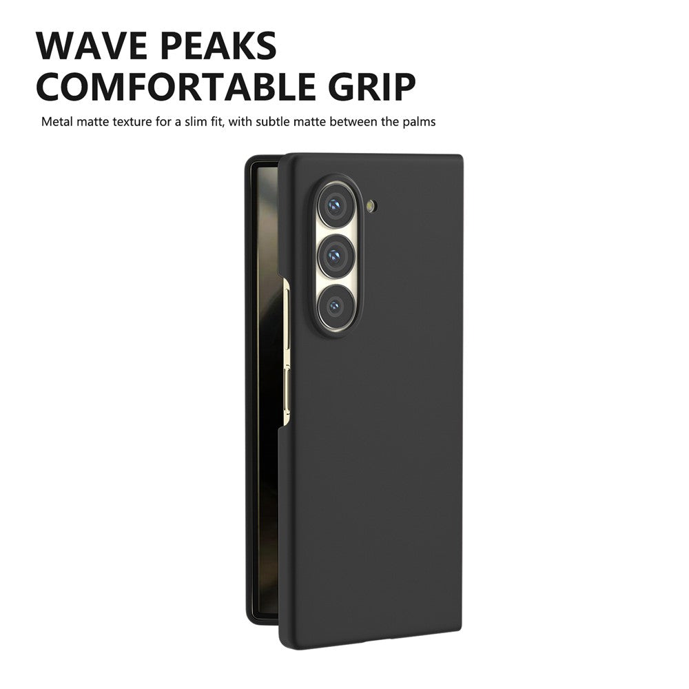 Til Samsung Galaxy Z Fold6 5G PC-etui Hudvenlig Anti-ridse Sammenklappelig Telefoncover