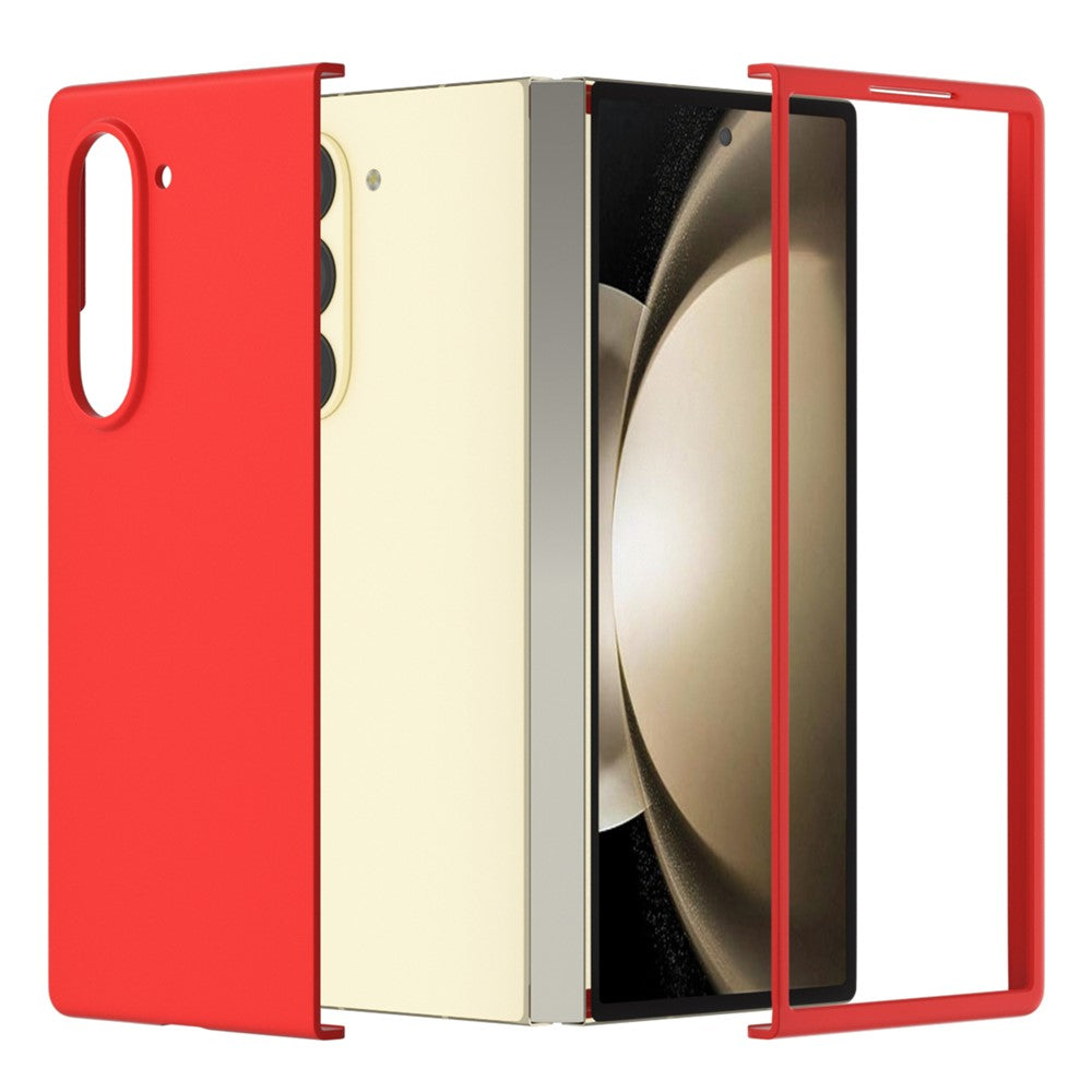 Til Samsung Galaxy Z Fold6 5G PC-etui Hudvenlig Anti-ridse Sammenklappelig Telefoncover