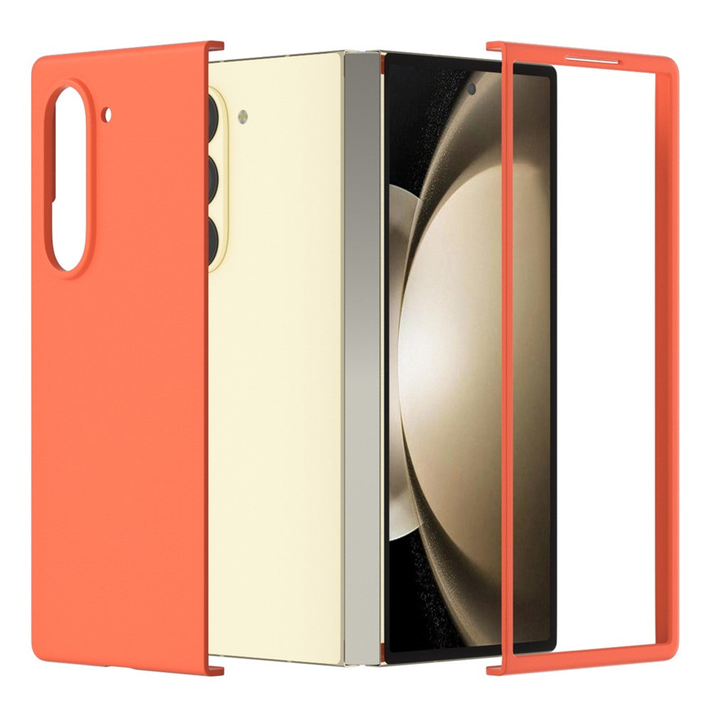 Til Samsung Galaxy Z Fold6 5G PC-etui Hudvenlig Anti-ridse Sammenklappelig Telefoncover