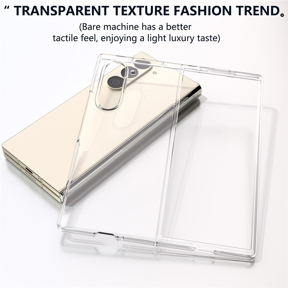 Til Samsung Galaxy Z Fold6 5G PC Cover Ridsefrit Klart Sammenklappeligt Telefoncover