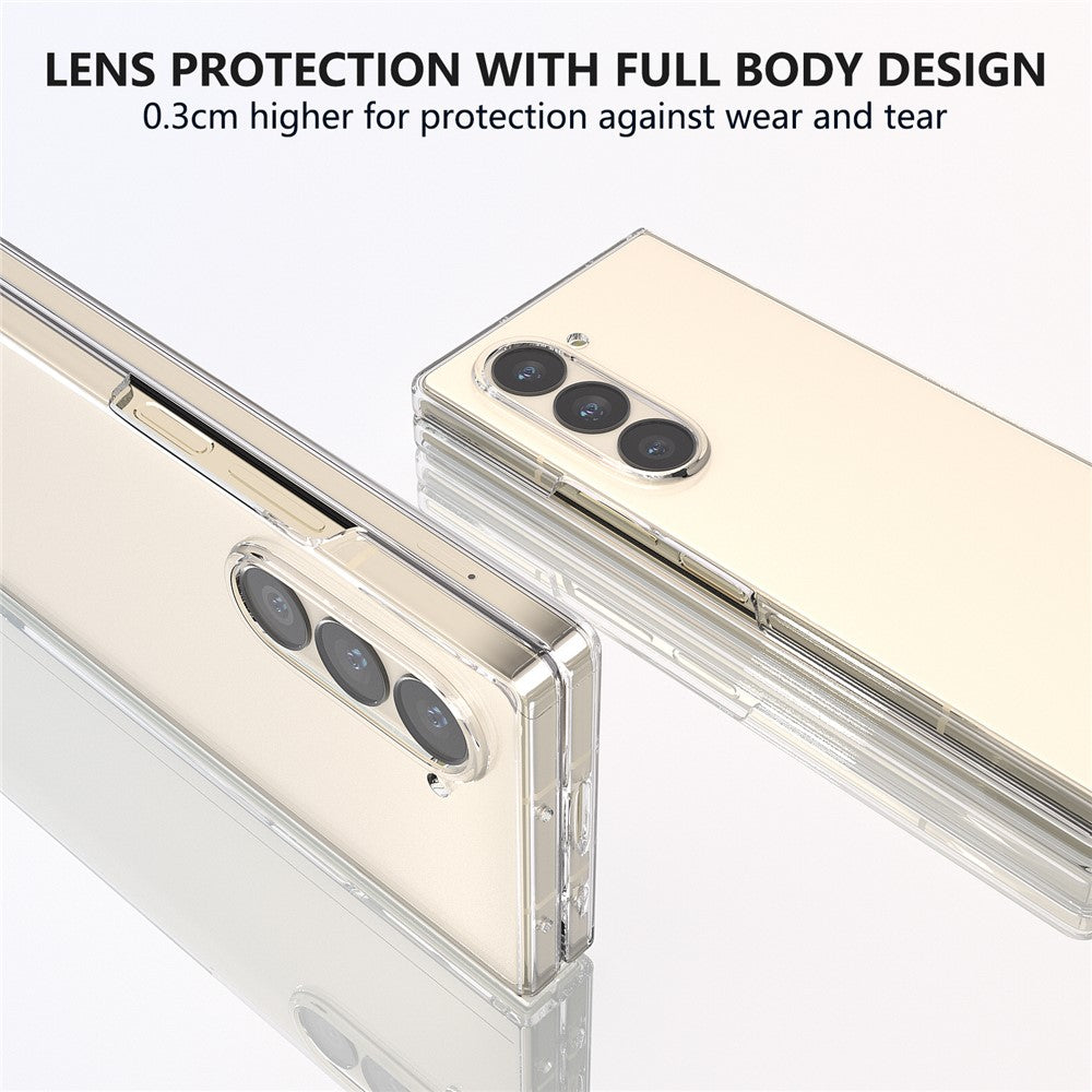 Til Samsung Galaxy Z Fold6 5G PC Cover Ridsefrit Klart Sammenklappeligt Telefoncover