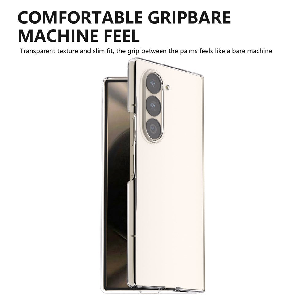 Til Samsung Galaxy Z Fold6 5G PC Cover Ridsefrit Klart Sammenklappeligt Telefoncover